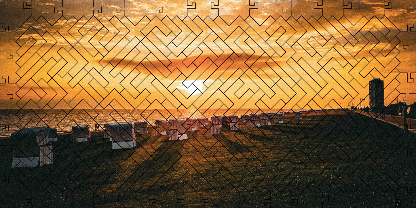 elbPUZZLE No. 62 - Büsum - Fractal Edition