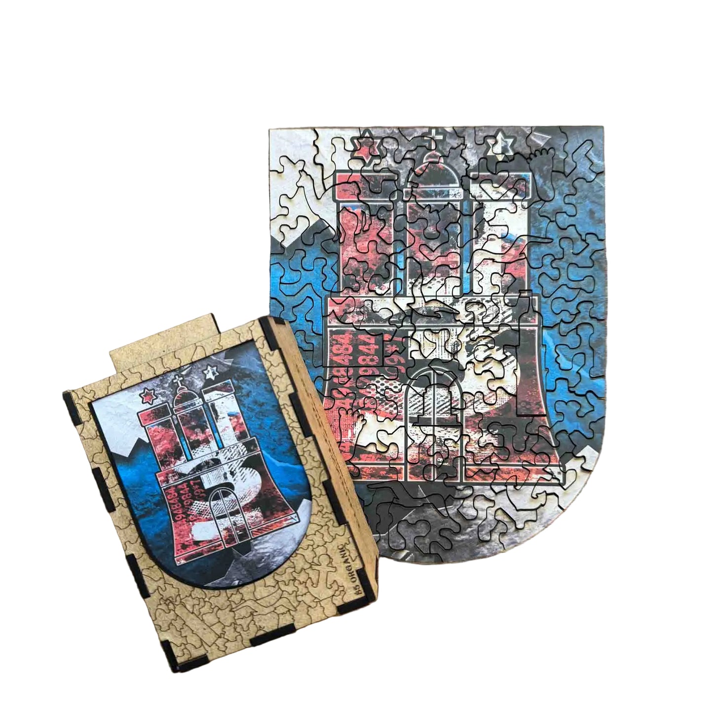 elbPUZZLE No. 22 - Hamburg Coat of Arms - Organic Edition
