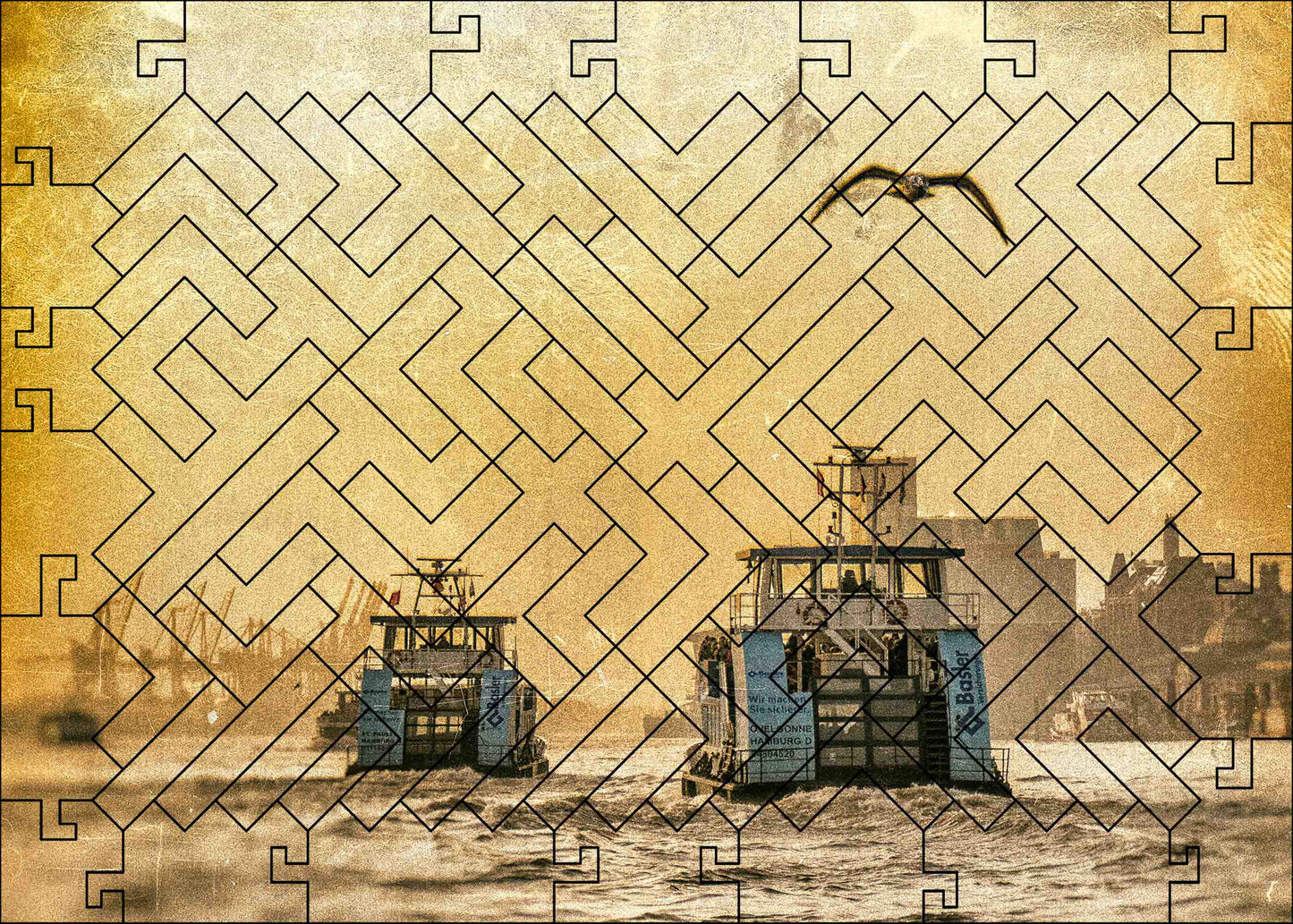 elbPUZZLE No. 25 - Elbe Ferry