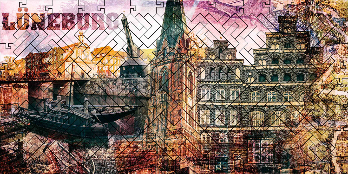 ElbPUZZLE No. 38 - Lüneburg - Fractal Edition