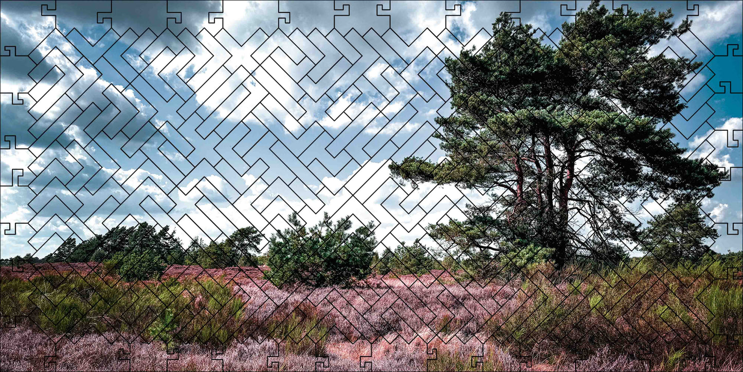 elbPUZZLE No. 50 - Lüneburg Heath - Fractal Edition