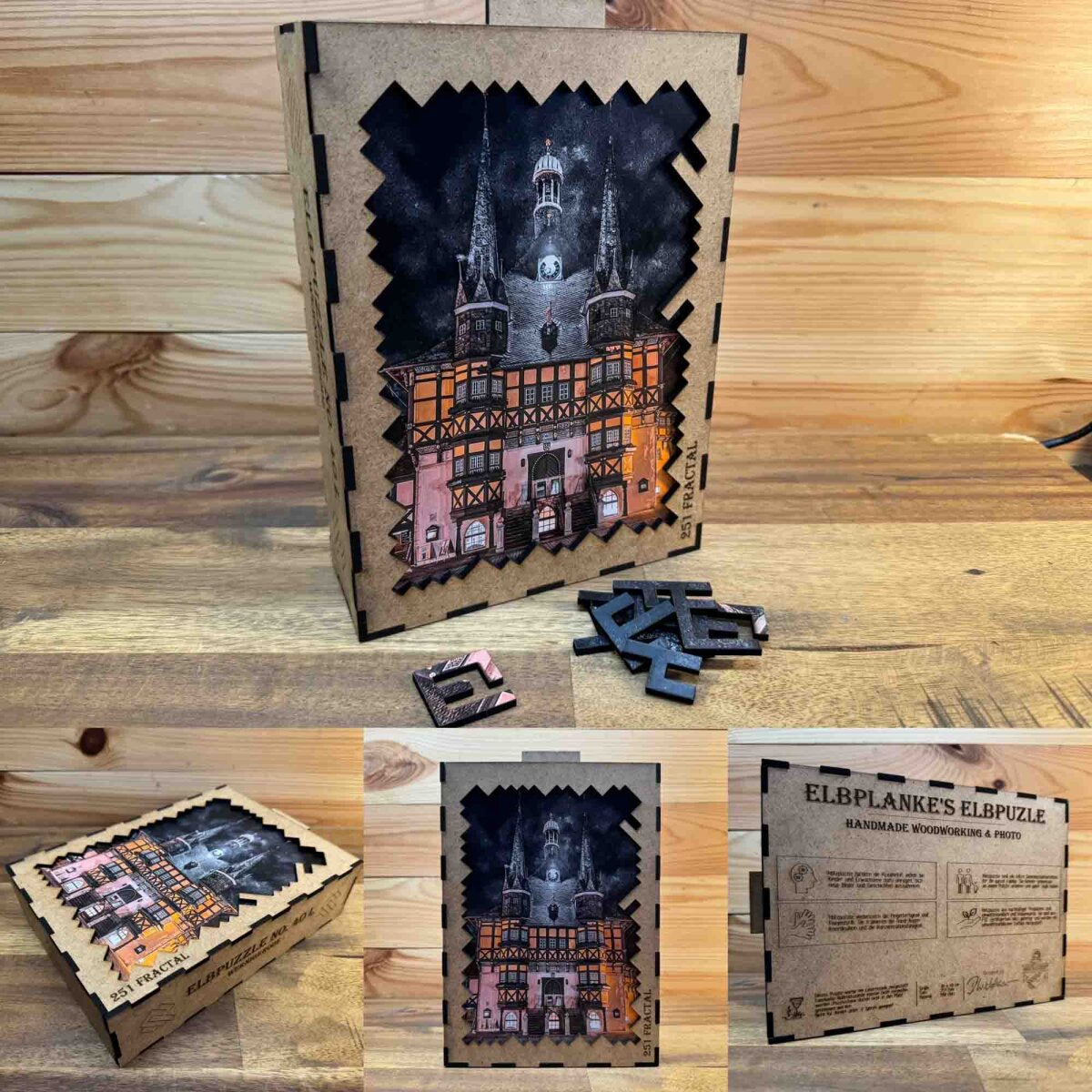 elbPUZZLE No. 40 - Wernigerode - Fractale Edition 251 Teile L