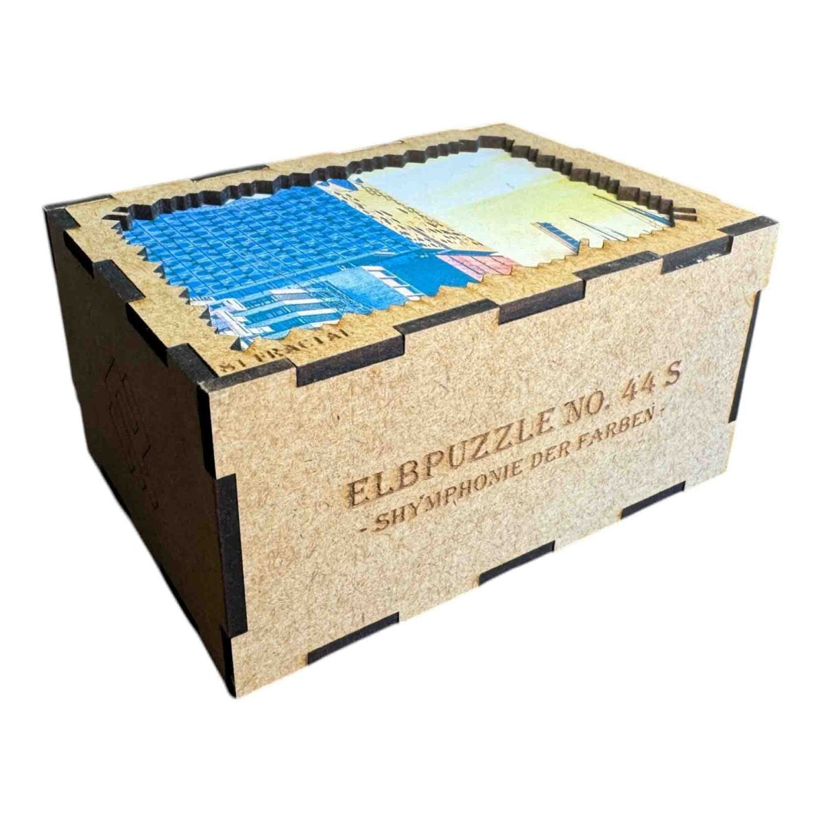 elbPUZZLE No. 44 - Symphonie der Farben - Fractale Edition Standrad - 96 Teile