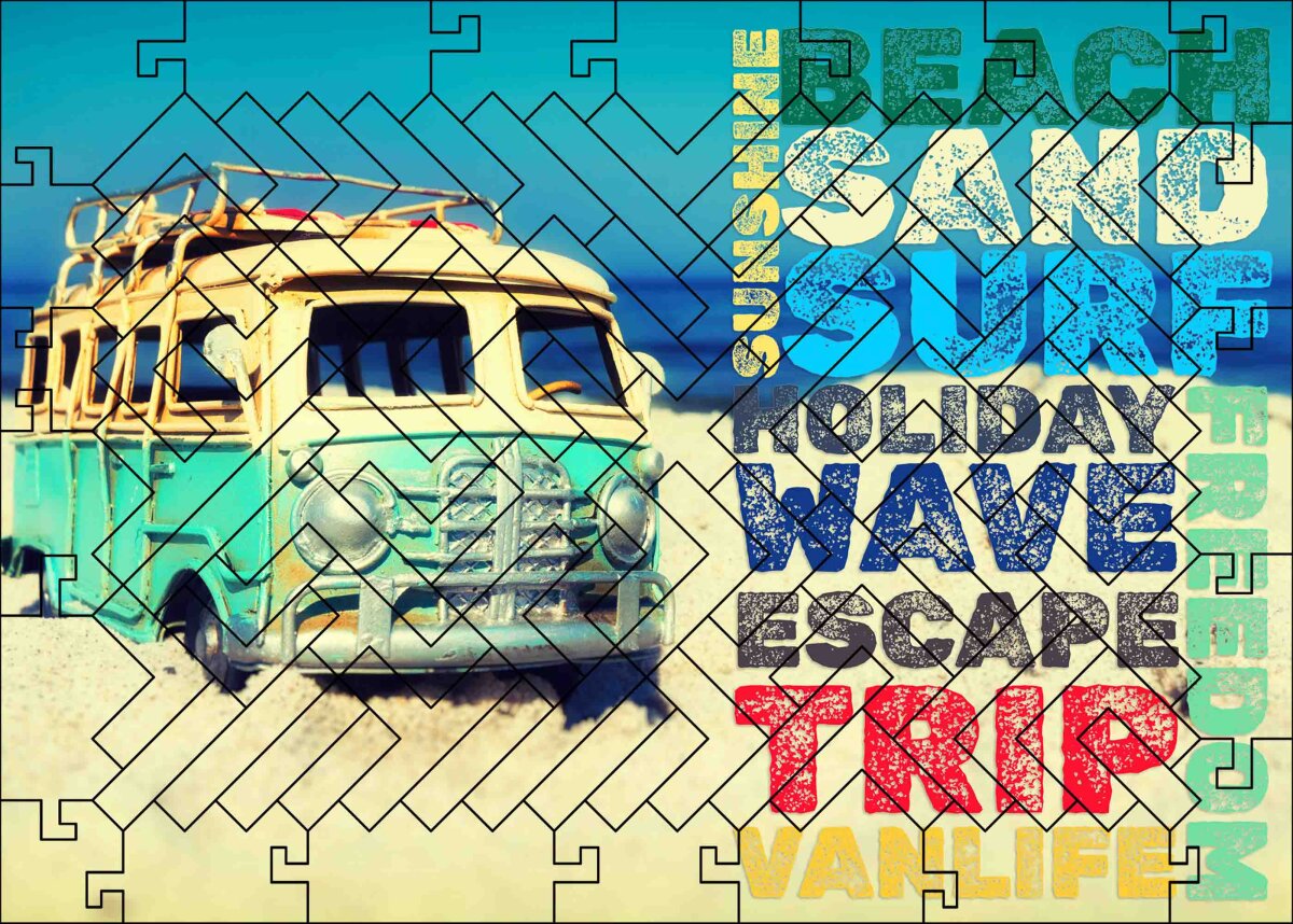 elbPUZZLE No. 69 - Vanlife - Fractal Edition