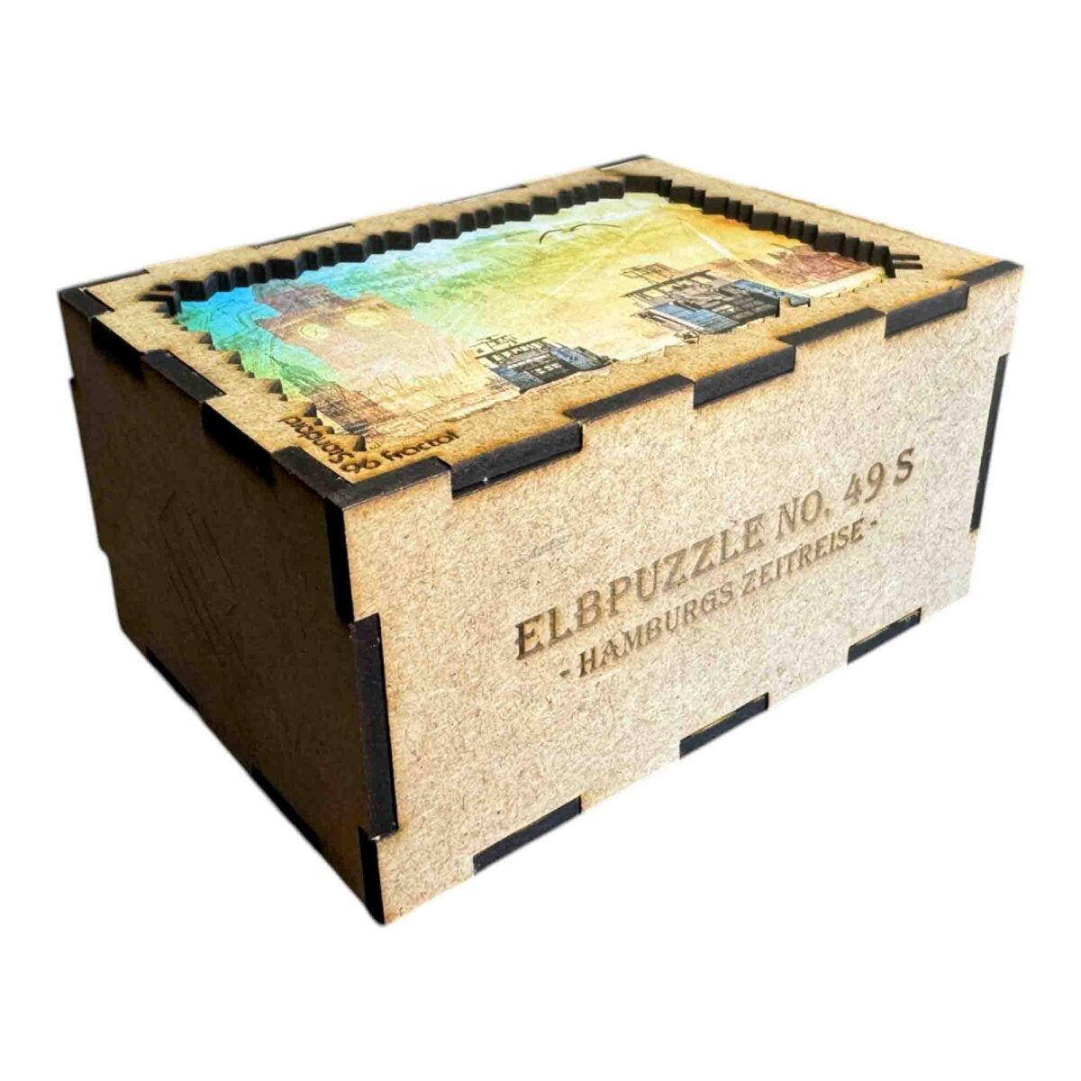 elbPUZZLE No. 49 - Hamburgs Zeitreise - Fractale Edition Standrad - 96 Teile