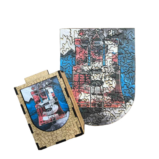 elbPUZZLE No. 22 - Hamburg Coat of Arms - Organic Edition