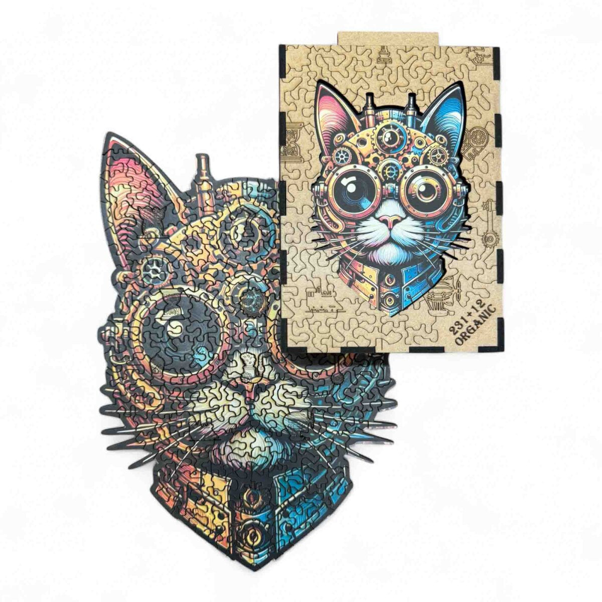 elbPUZZLE No. 47 - Cat-Steam - Organic Edition 89 Teile S