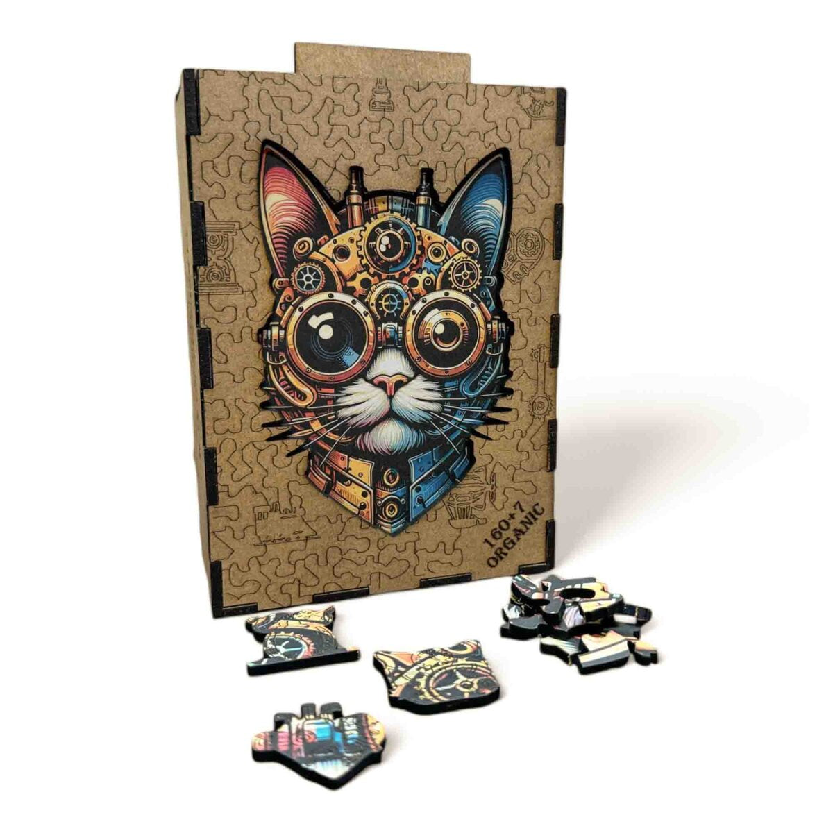 elbPUZZLE No. 47 - Cat-Steam - Organic Edition 167 Teile M