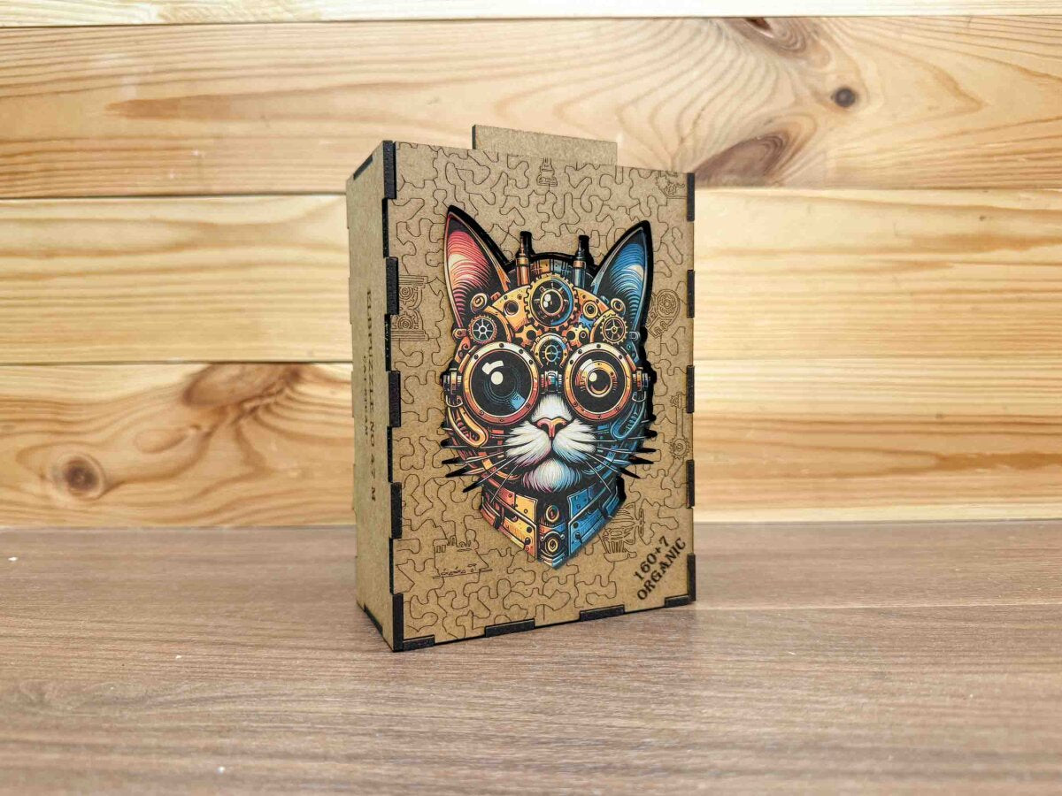 elbPUZZLE No. 47 - Cat-Steam - Organic Edition 167 Teile M