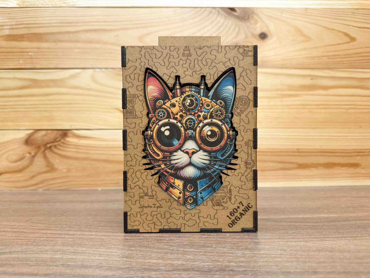 elbPUZZLE No. 47 - Cat-Steam - Organic Edition 167 Teile M