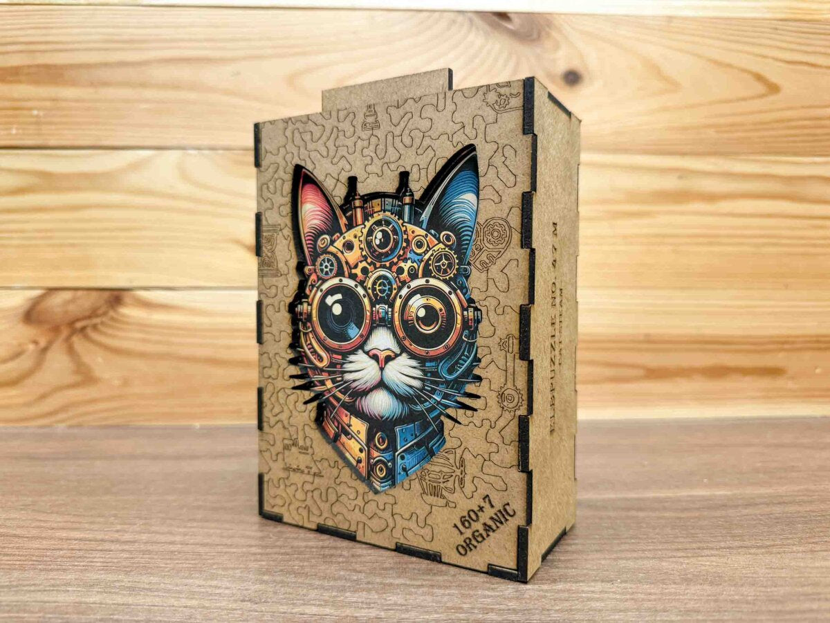elbPUZZLE No. 47 - Cat-Steam - Organic Edition 167 Teile M