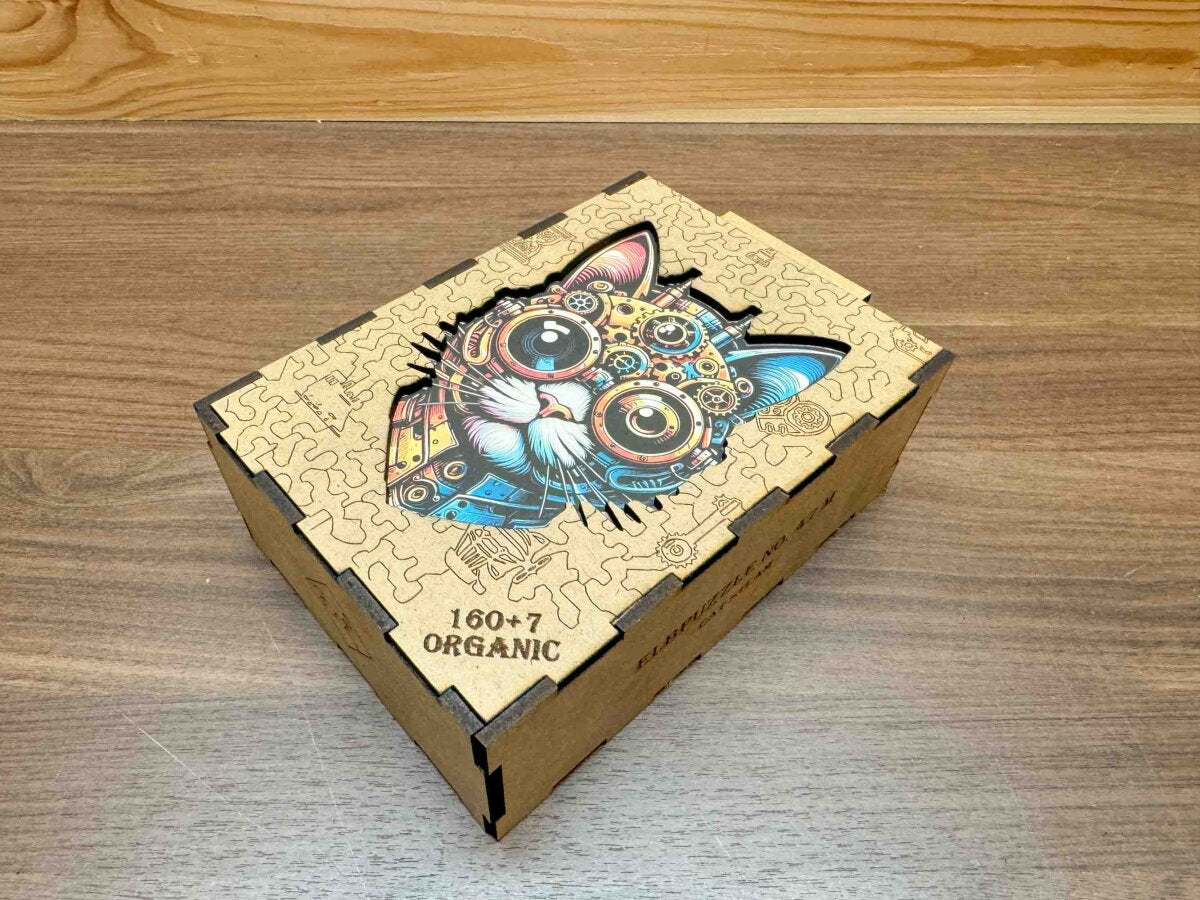 elbPUZZLE No. 47 - Cat-Steam - Organic Edition 167 Teile M