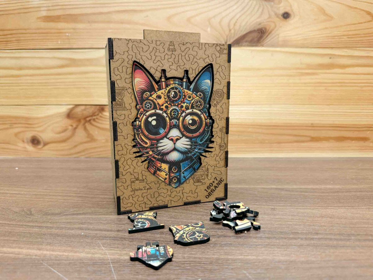 elbPUZZLE No. 47 - Cat-Steam - Organic Edition 167 Teile M