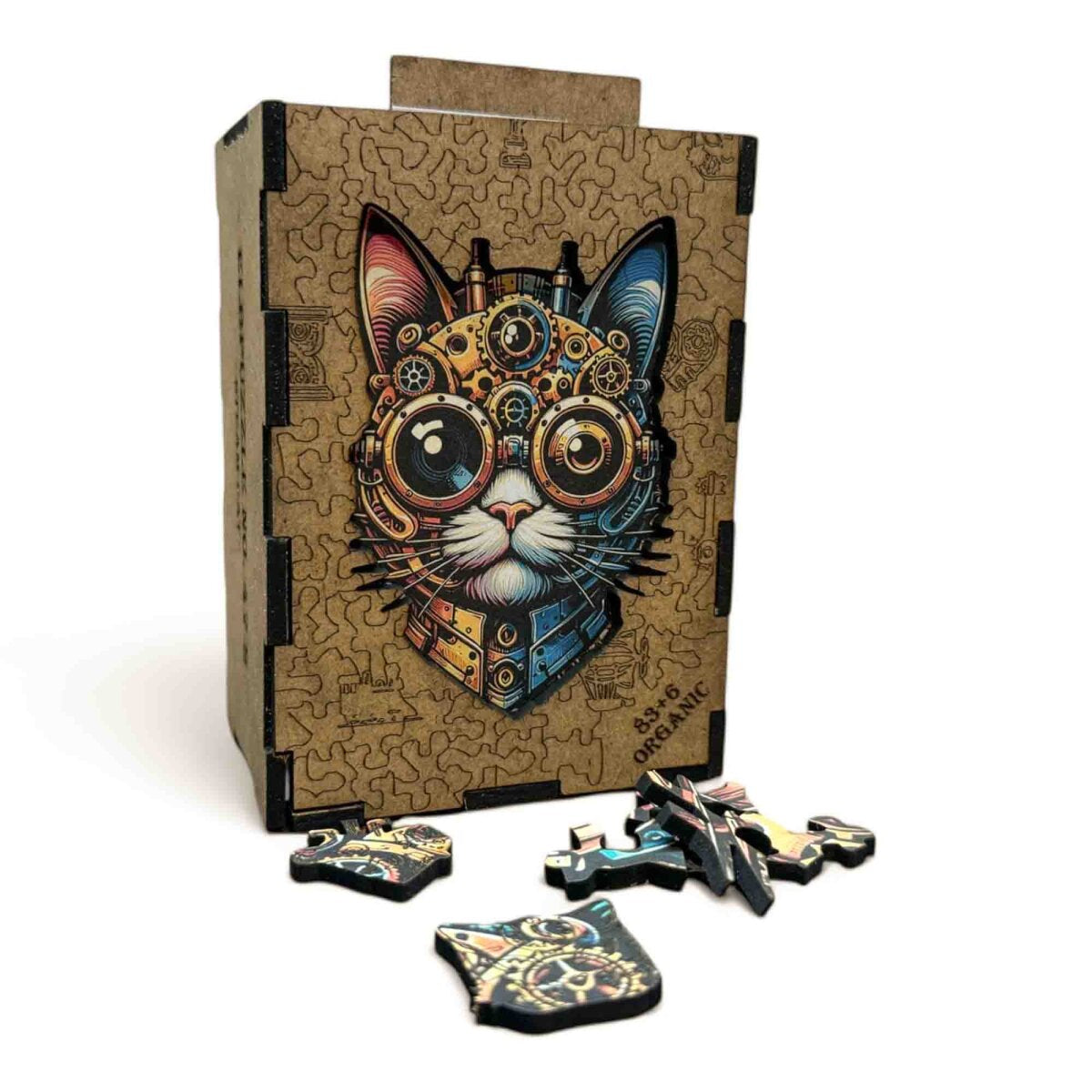 elbPUZZLE No. 47 - Cat-Steam - Organic Edition 89 Teile S