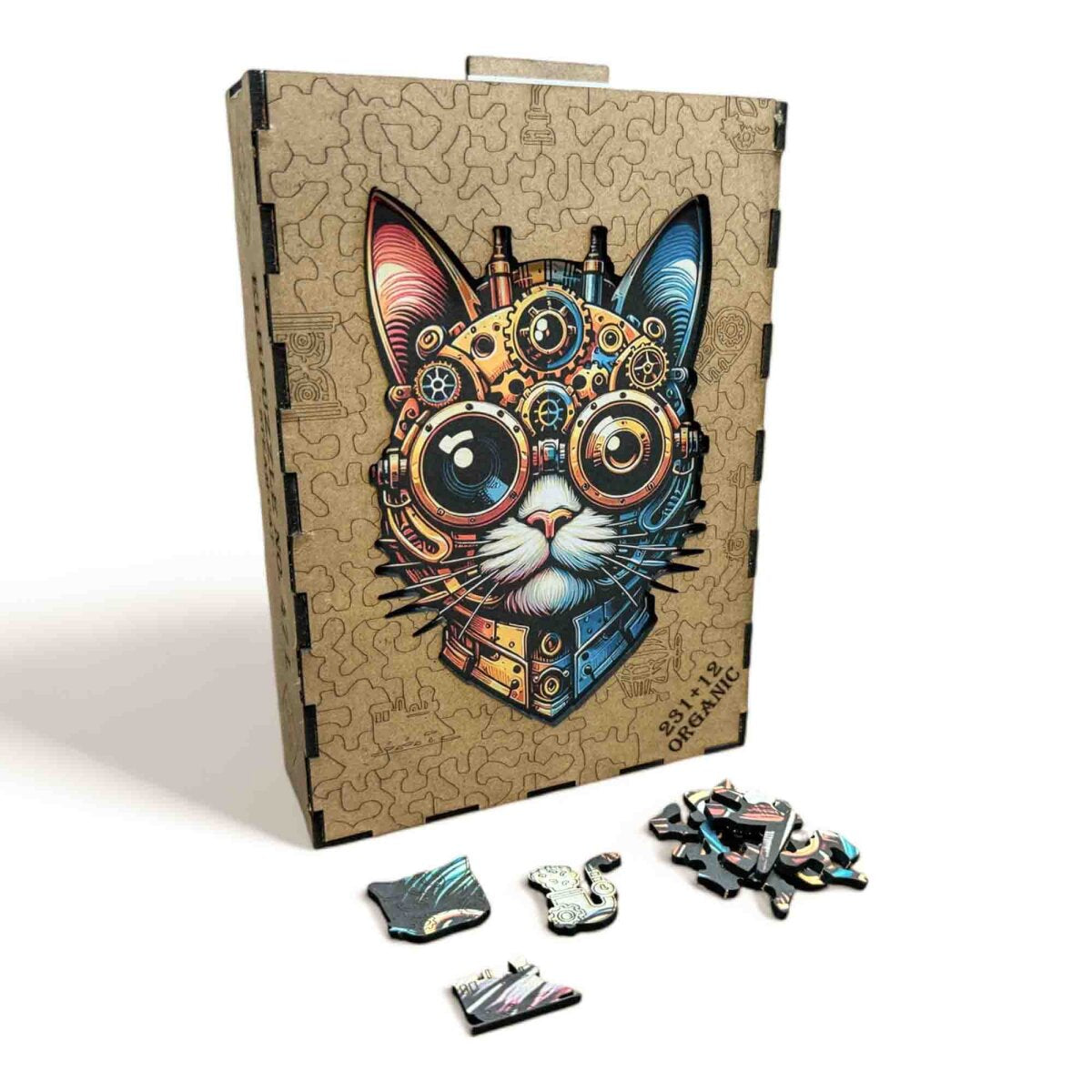 elbPUZZLE No. 47 - Cat-Steam - Organic Edition 243 Teile L