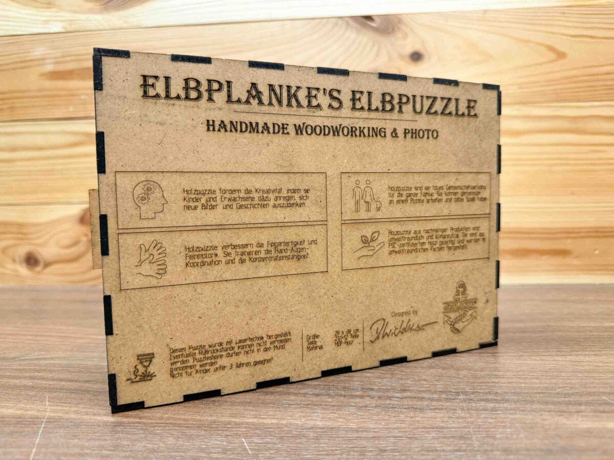 elbPUZZLE No. 47 - Cat-Steam - Organic Edition 243 Teile L
