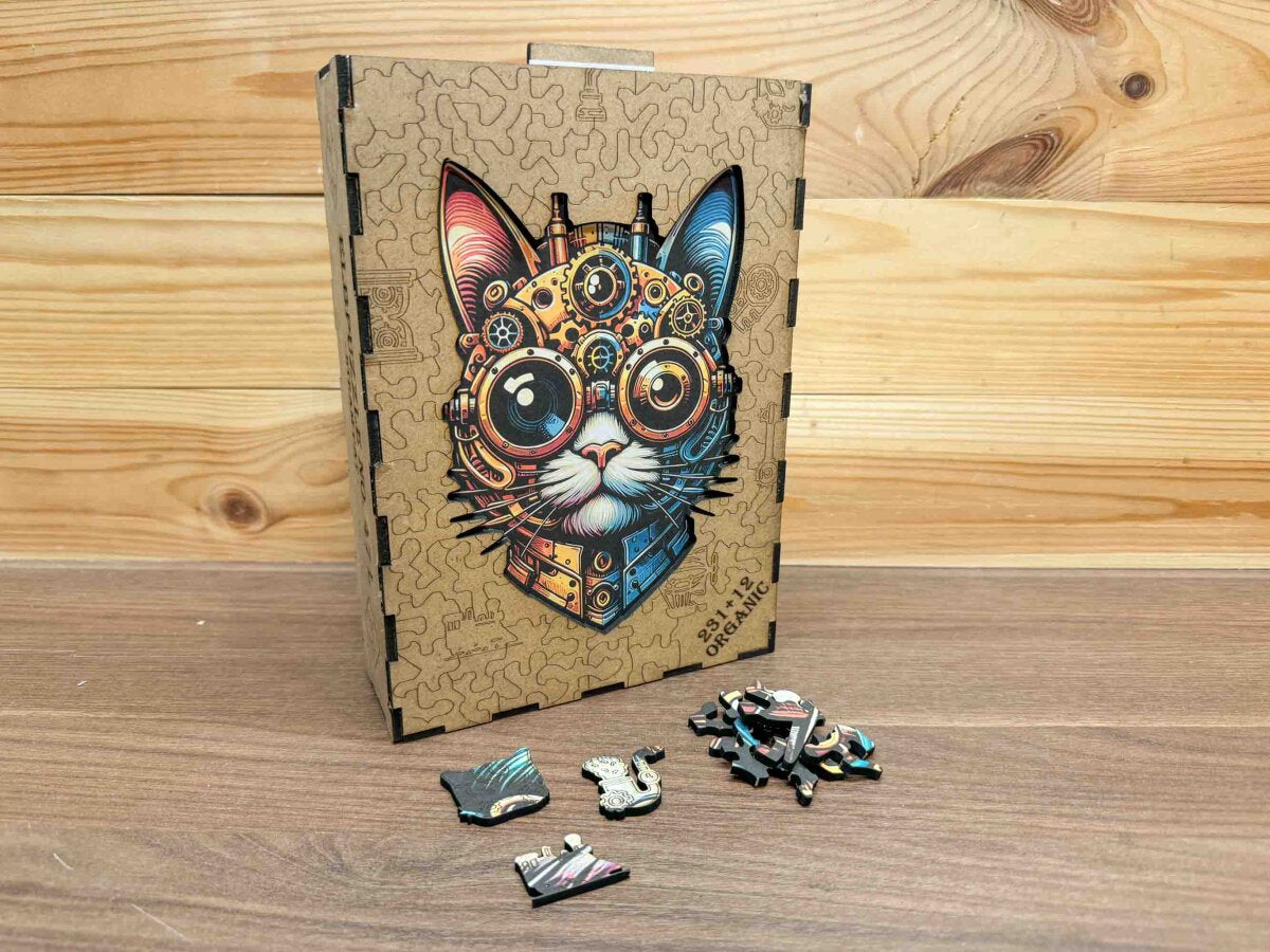 elbPUZZLE No. 47 - Cat-Steam - Organic Edition 243 Teile L