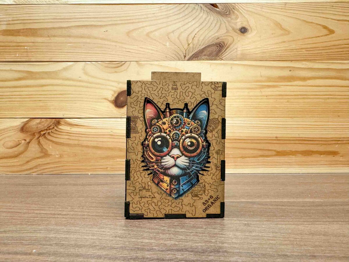 elbPUZZLE No. 47 - Cat-Steam - Organic Edition 89 Teile S