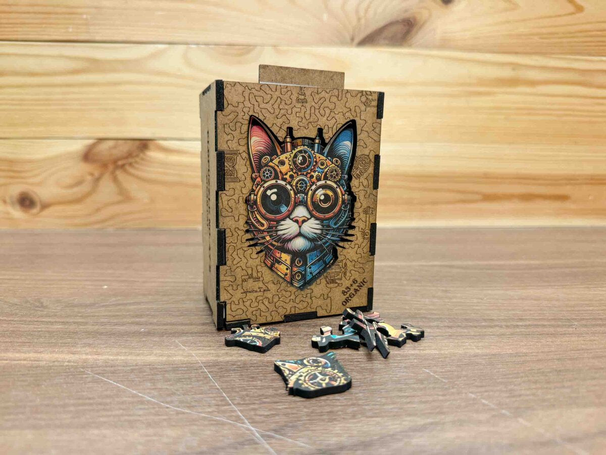 elbPUZZLE No. 47 - Cat-Steam - Organic Edition 89 Teile S