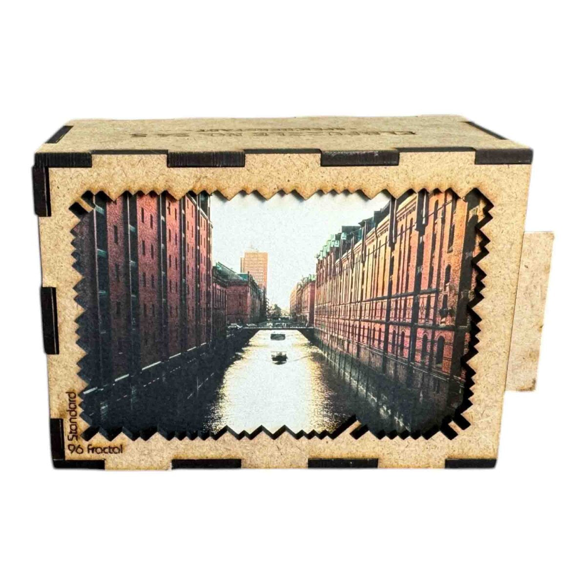 elbPUZZLE No. 24 - Speicherstadt - Fractale Edition Standard - 96 Teile