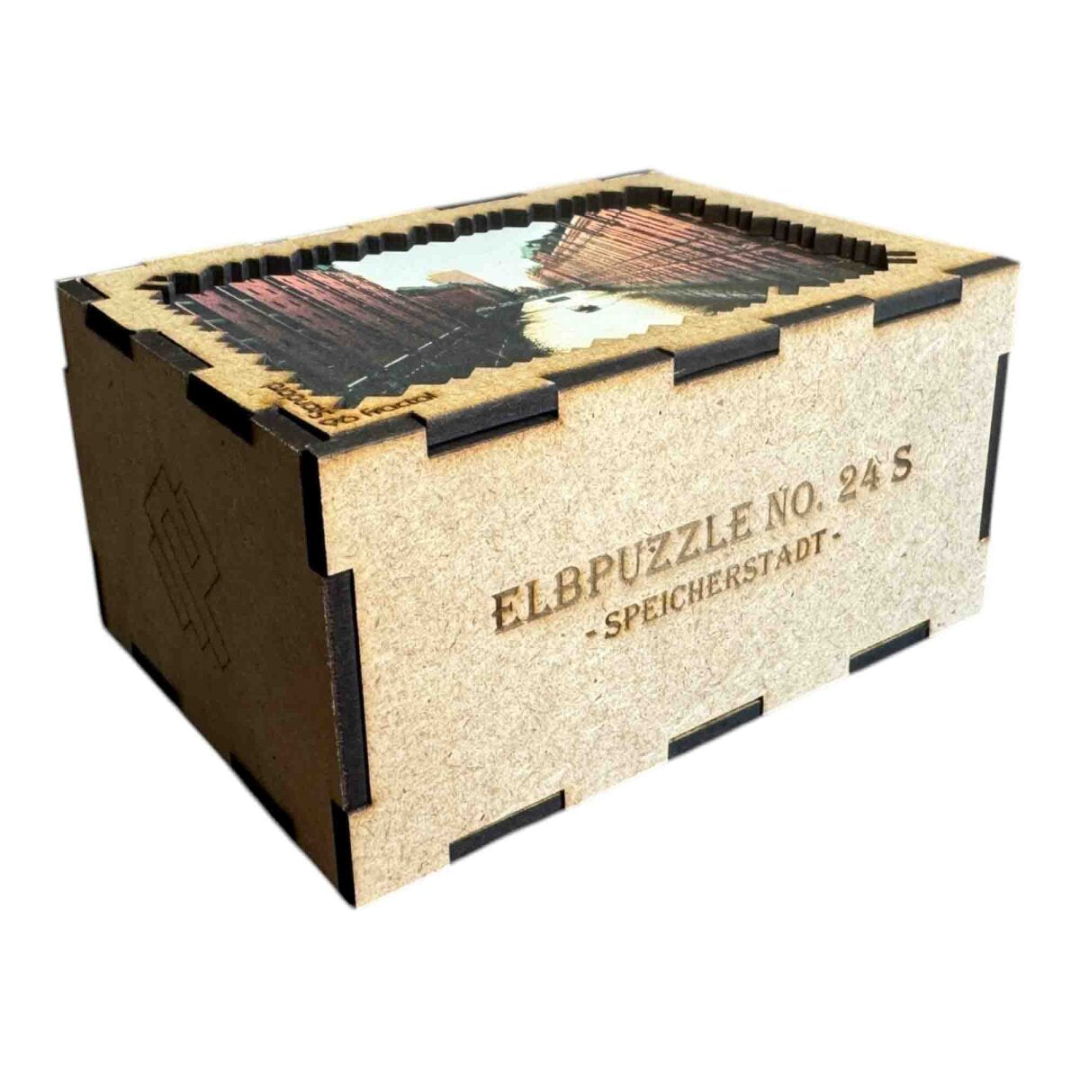 elbPUZZLE No. 24 - Speicherstadt - Fractale Edition Standard - 96 Teile