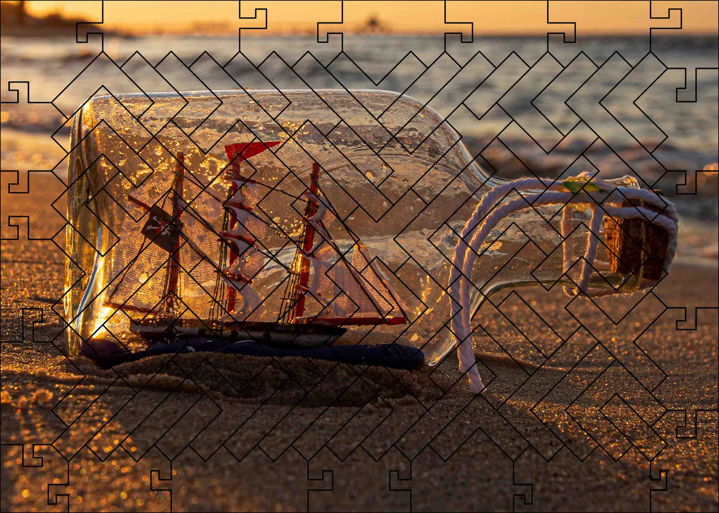 elbPUZZLE No. 03 - Ship in a Bottle