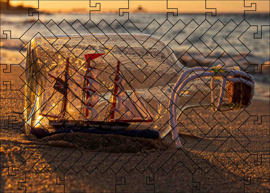 elbPUZZLE No. 03 - Buddelschiff - Fractale Edition