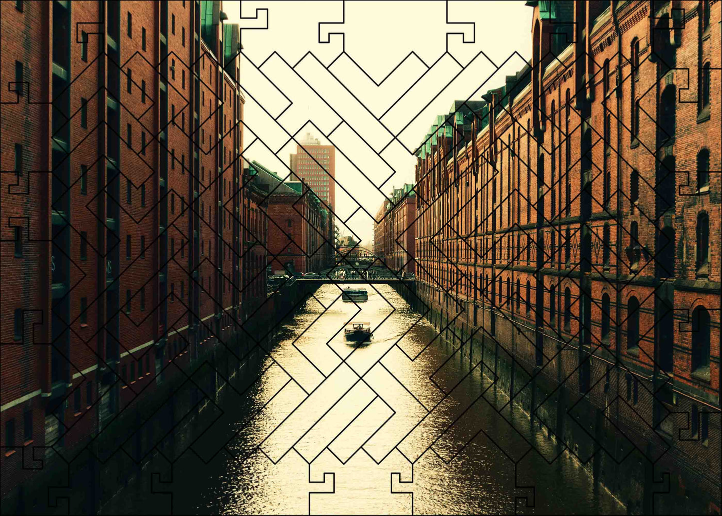 elbPUZZLE No. 24 - Speicherstadt - Fractale Edition