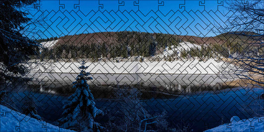 elbPUZZLE No. 37 - Winterzauber - Fractale Edition