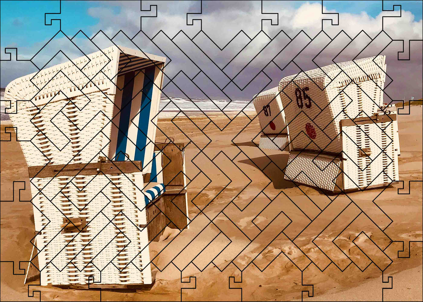 elbPUZZLE No. 29 - Beach Chairs