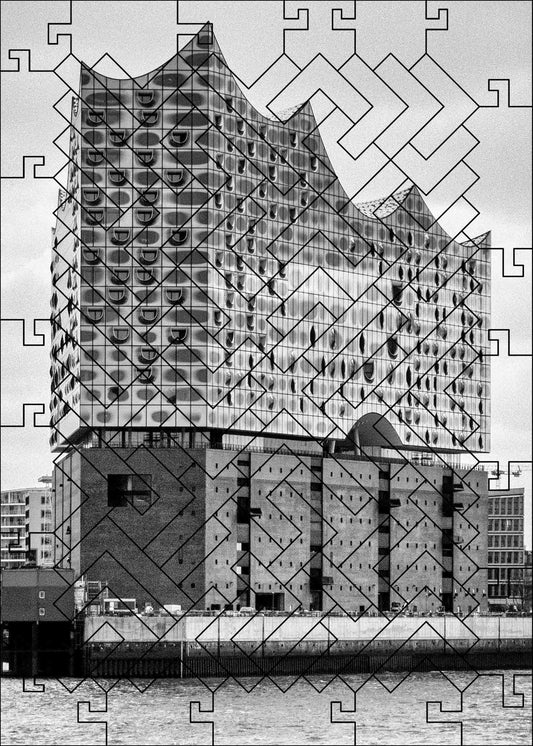 elbPUZZLE No. 31 - Hafensymphonie - Fractale Edition