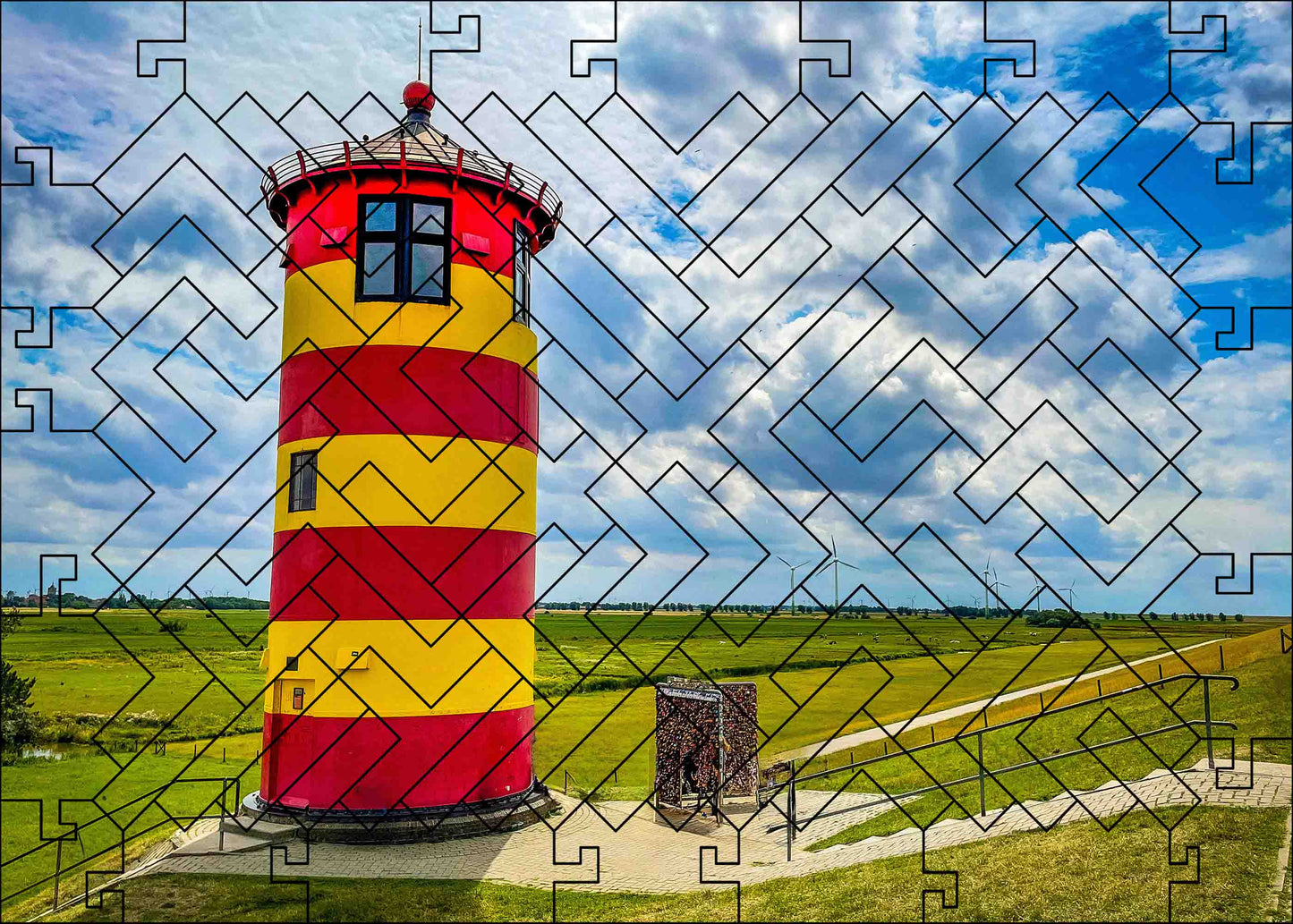 ElbPUZZLE No. 36 - Pilsum Lighthouse