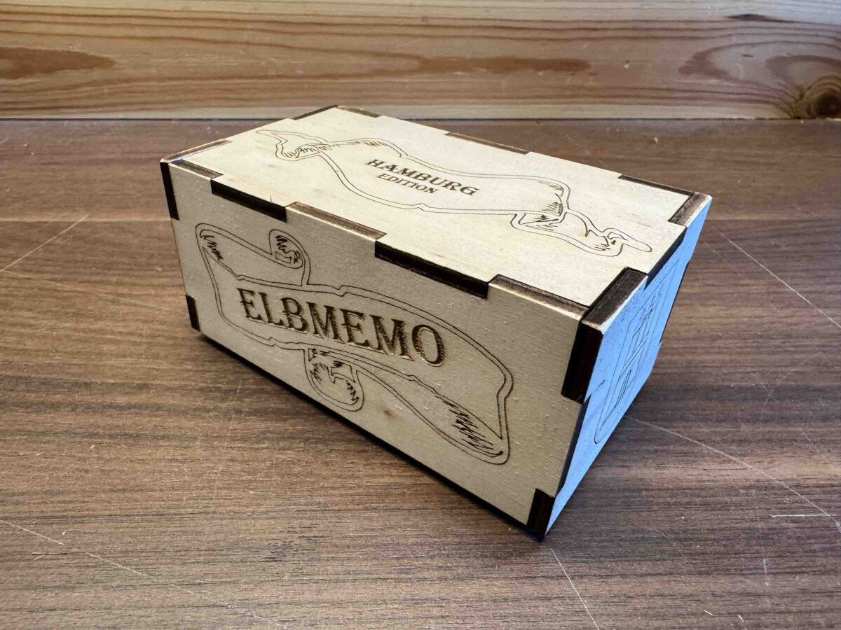 ELBMEMO – Hamburg Edition | Memo-Spiel mit 24 Plättchen in Holzbox