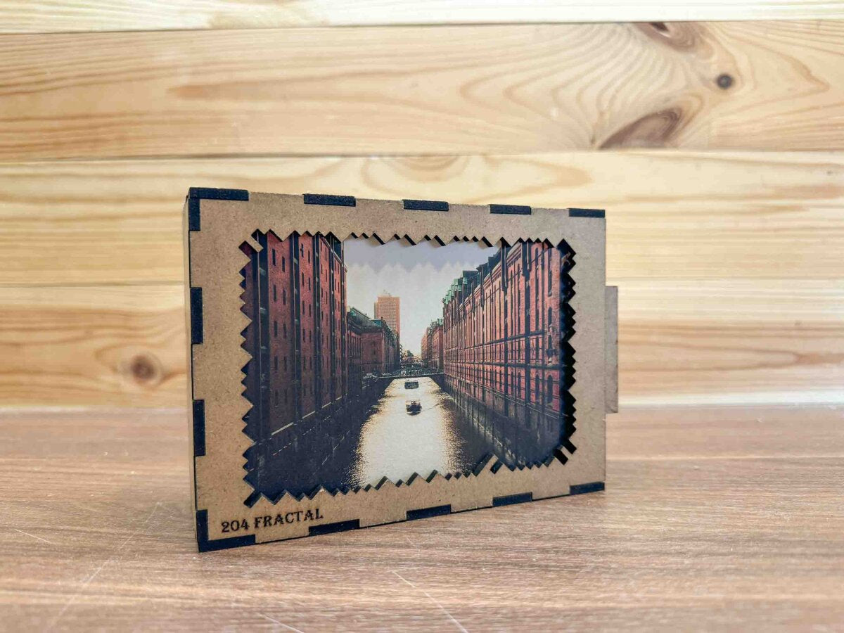 elbPUZZLE No. 24 - Speicherstadt - Fractale Edition 174 Teile M