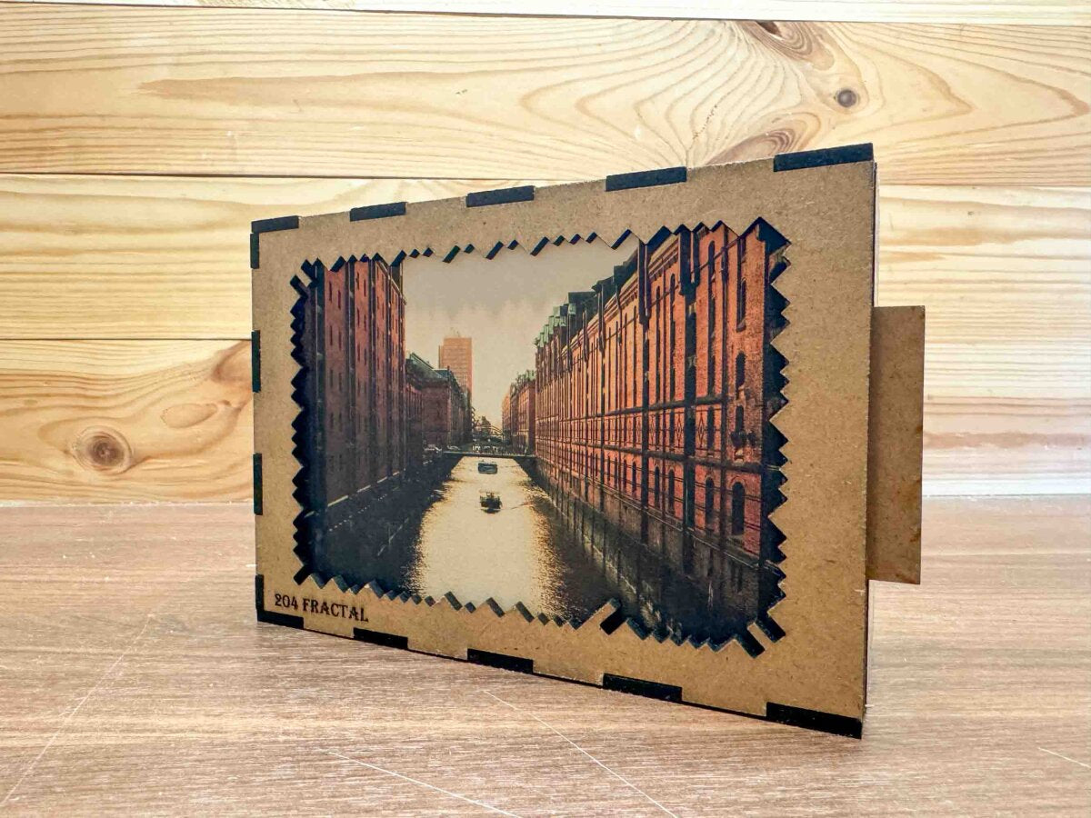elbPUZZLE No. 24 - Speicherstadt - Fractale Edition 174 Teile M