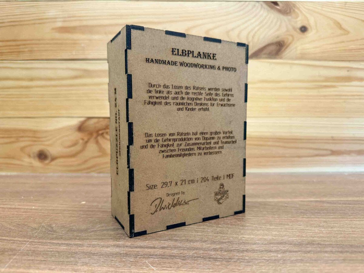 elbPUZZLE No. 24 - Speicherstadt - Fractale Edition 174 Teile M