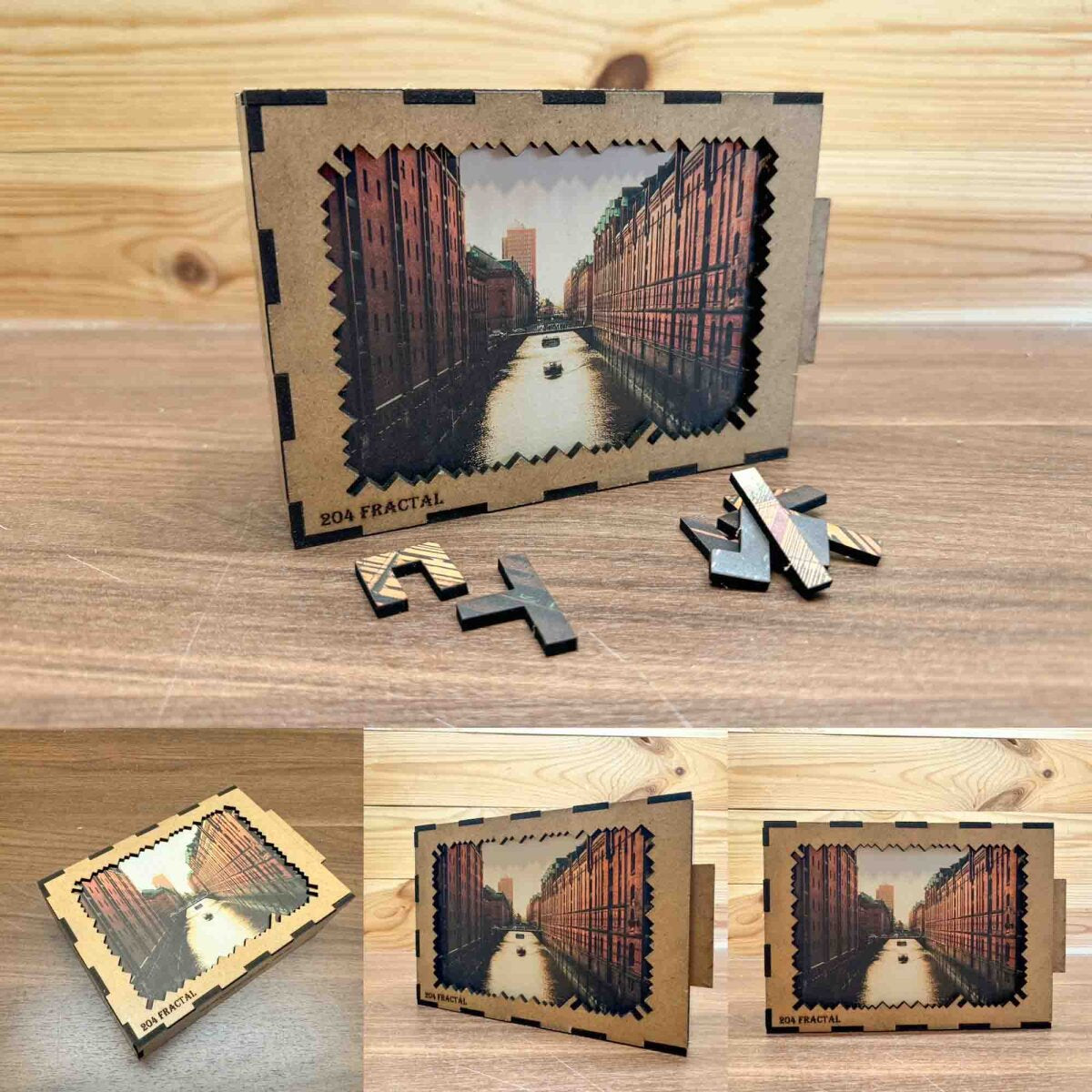 elbPUZZLE No. 24 - Speicherstadt - Fractale Edition 174 Teile M