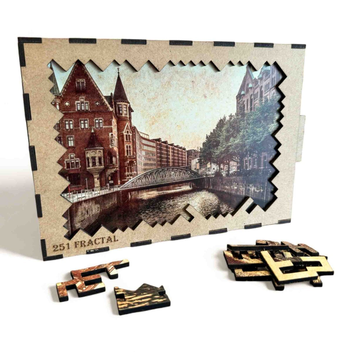 elbPUZZLE No. 07 - St. Annenfleet - Fractale Edition 289 Teile L