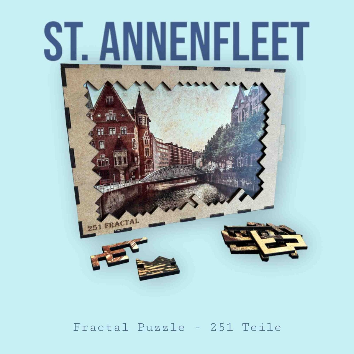 elbPUZZLE No. 07 - St. Annenfleet - Fractale Edition 289 Teile L