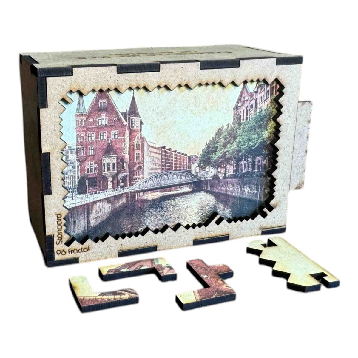 elbPUZZLE No. 07 - St. Annenfleet - Fractale Edition Standard - 96 Teile