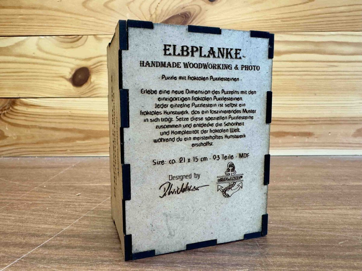 elbPUZZLE No. 02 - Leuchtturm Hörnum - Fractale Edition S Master (156 Teile)