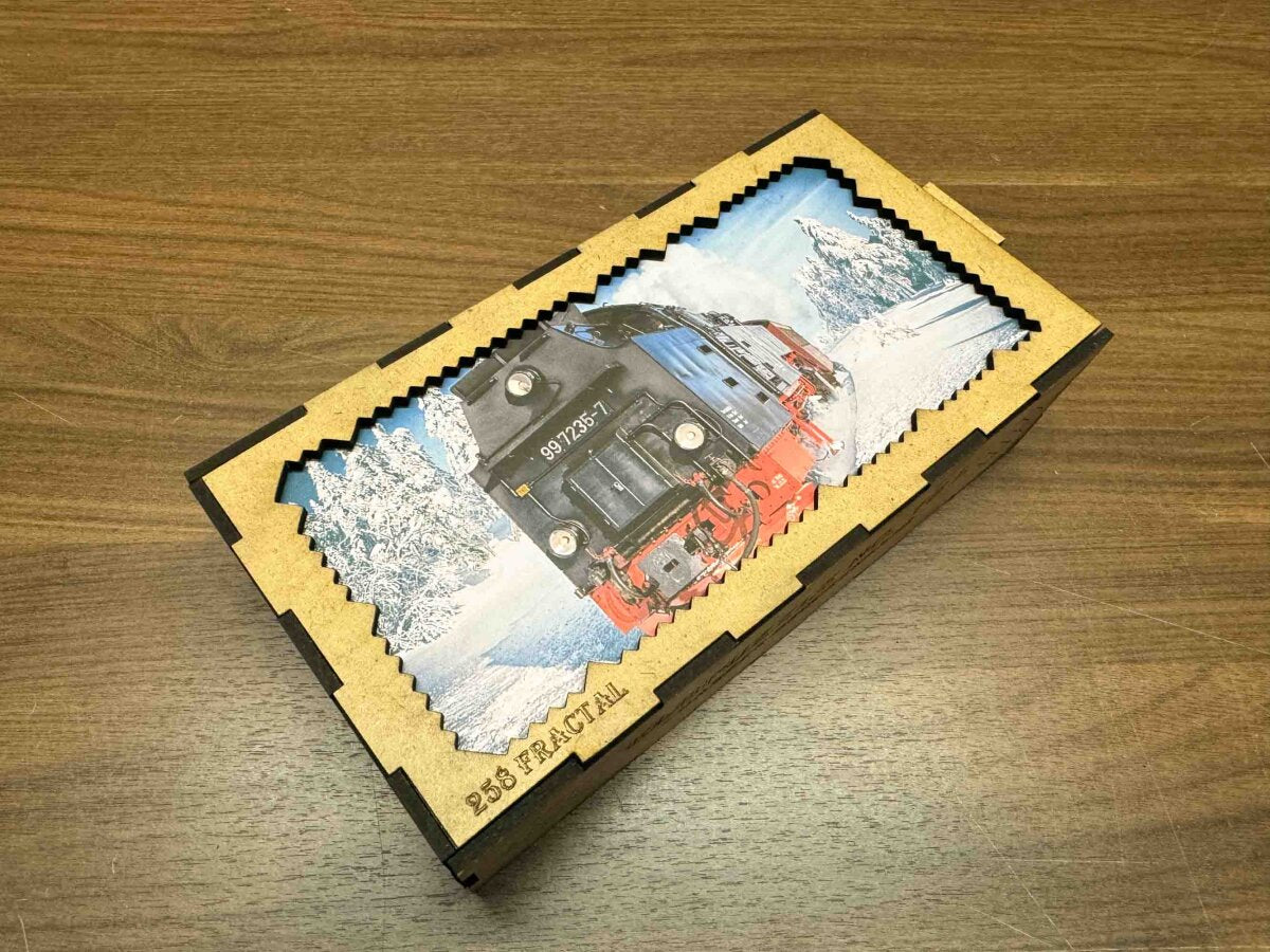 elbPUZZLE No. 16 - Brockenbahn - Fractale Edition L (258 Teile)