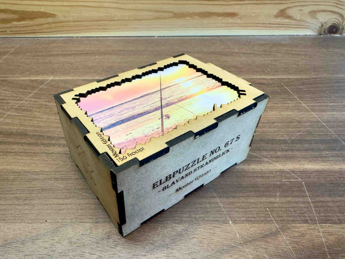 elbPUZZLE No. 67 - Blavand Standblick - Fractale Edition S Master (156 Teile)