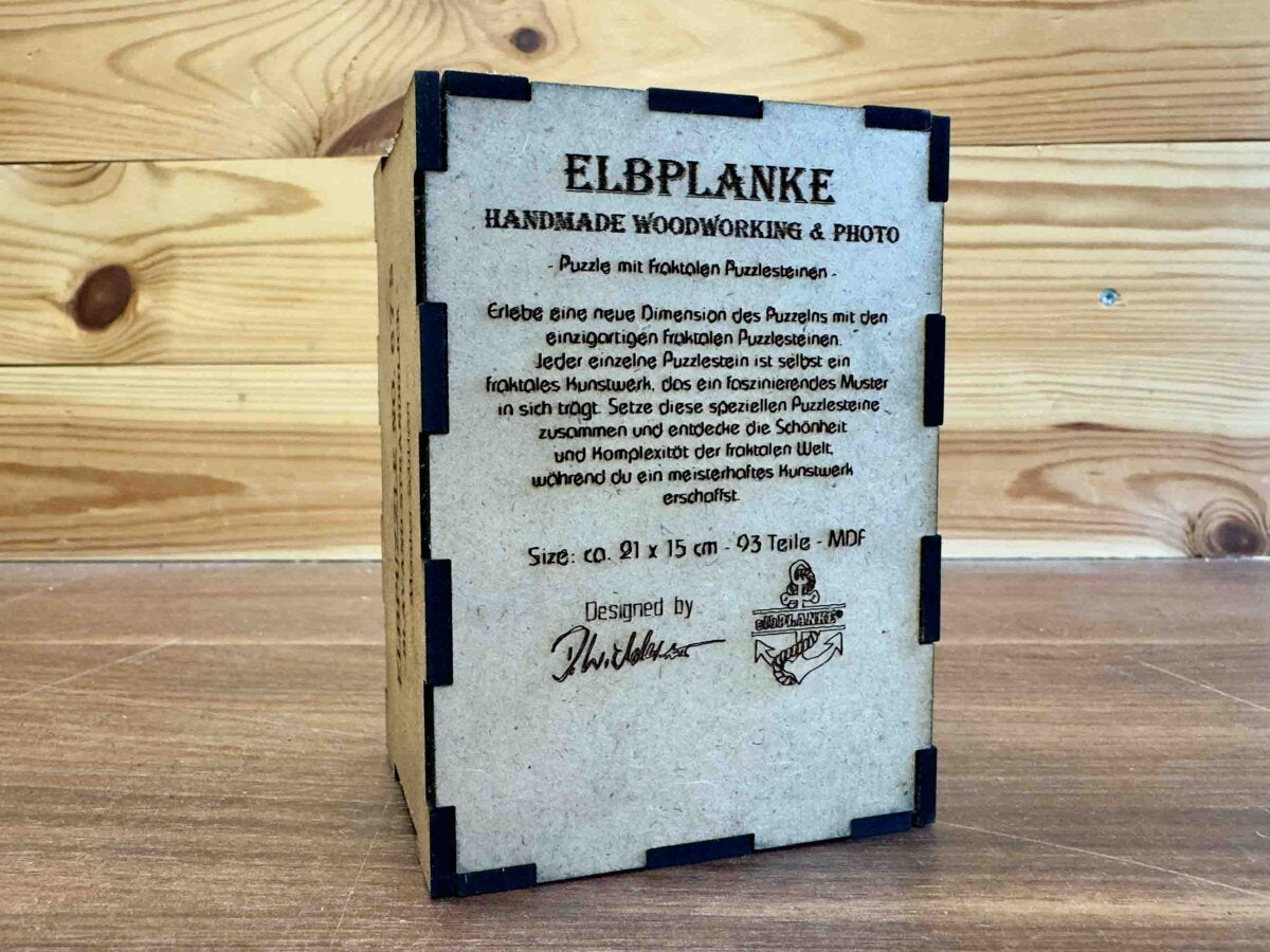 elbPUZZLE No. 67 - Blavand Standblick - Fractale Edition S Master (156 Teile)