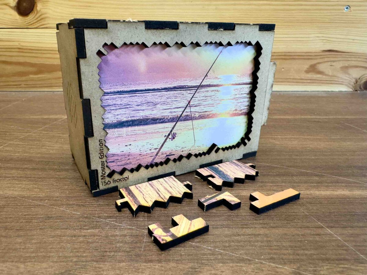 elbPUZZLE No. 67 - Blavand Standblick - Fractale Edition S Master (156 Teile)