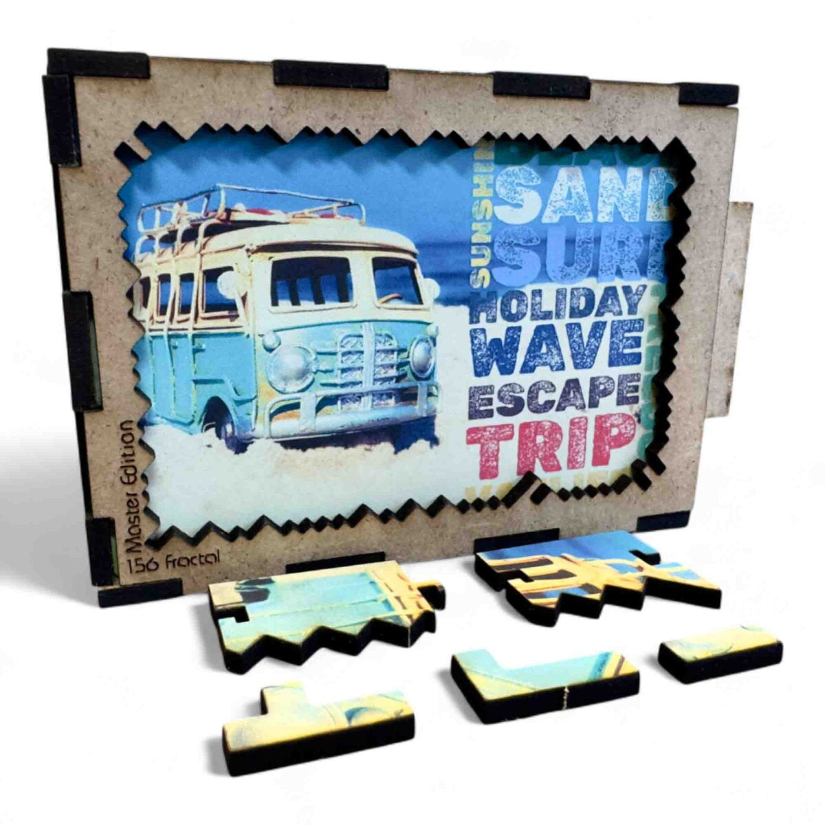 elbPUZZLE No. 69 - Vanlife - Fractale Edition S Master (156 Teile)