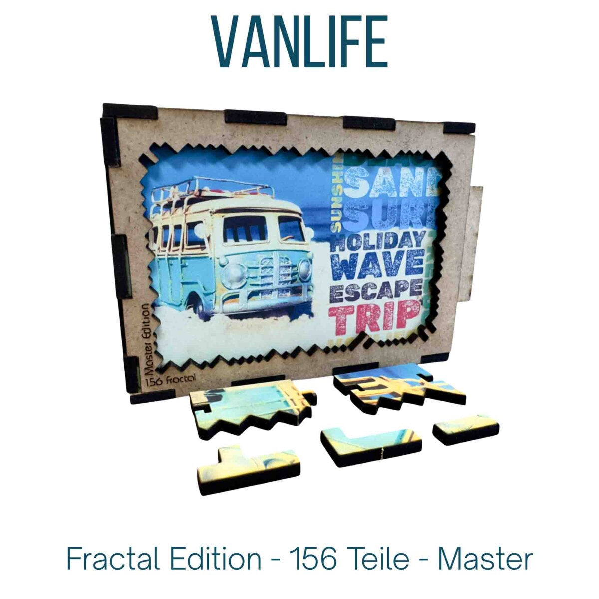 elbPUZZLE No. 69 - Vanlife - Fractale Edition S Master (156 Teile)