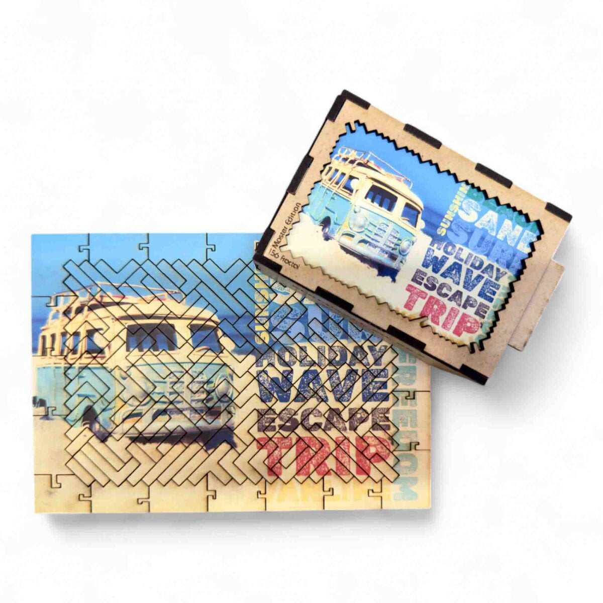 elbPUZZLE No. 69 - Vanlife - Fractale Edition S Master (156 Teile)
