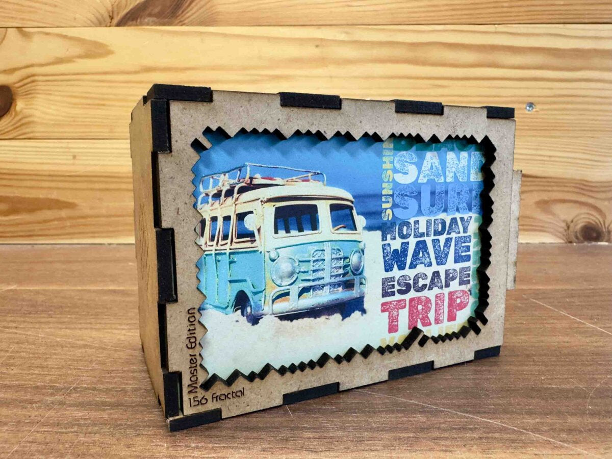 elbPUZZLE No. 69 - Vanlife - Fractale Edition S Master (156 Teile)