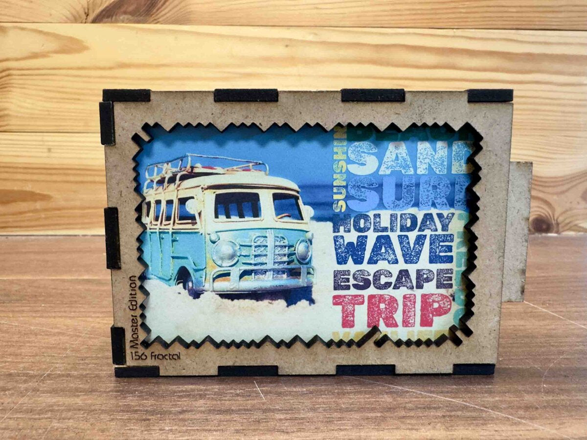 elbPUZZLE No. 69 - Vanlife - Fractale Edition S Master (156 Teile)
